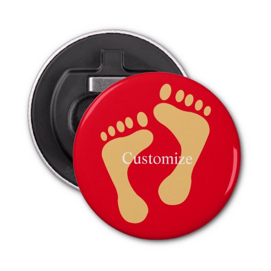 Barefoot Beach Bum Thunder_Cove Button Flesopener (Voorkant)