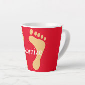 Barefoot Beach Bum Thunder_Cove Latte Mok (Rechterhoek)