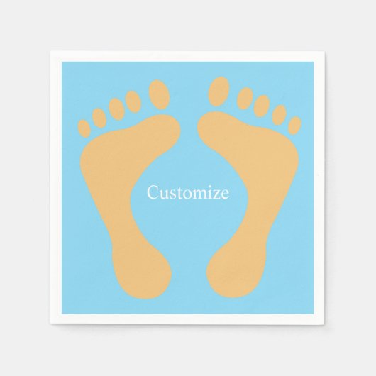 Barefoot Beach Bum Thunder_Cove Servet (Voorkant)