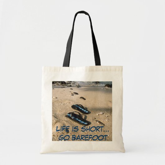 Barefoot Beach Inspiratie Tote Bag (Voorkant)