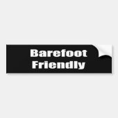 Barefoot Friendly Bumpersticker (Voorkant)