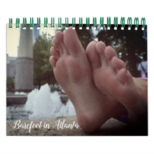 Barefoot in Atlanta 12-maands Agenda Kalender