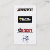 Barefoot in de openlucht visitekaartje (Achterkant)