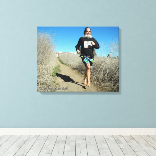 Barefoot Ken Bob art Canvas Afdruk (Insitu (Houten vloer))