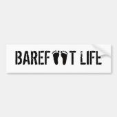 Barefoot Life Bumpersticker (Voorkant)