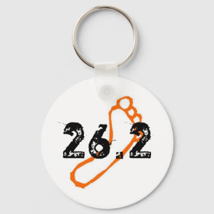 Barefoot Marathon Sleutelhanger