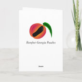 Barefoot pour la carte de voeux des fêtes (Dos)