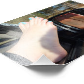 Barefoot Reflecties Foto afdrukken Afdruk (Hoek)