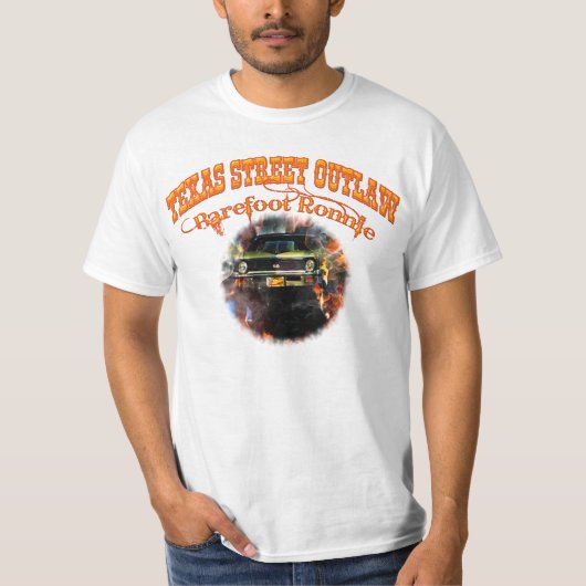 "Barefoot Ronnie" 71 Green Yenko Nova Front/Back T-shirt (Voorkant)