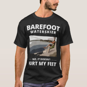 Barefoot skiën Watersport Motorboot T-shirt