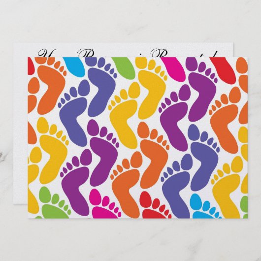 Barefootin' - Strandbruiloft - SRF Kaart (Voorkant / Achterkant)