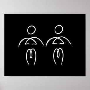 Barelines Man en Man Poster