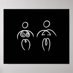 Barelines Poster voor vrouwen en vrouwen