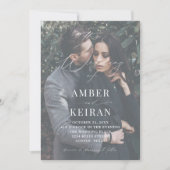 Barely Daar Shades - Fotobruiloft Kaart (Voorkant)