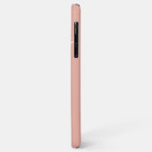 Barely Pink Personalized Case-Mate iPhone Case (Achterkant/links)