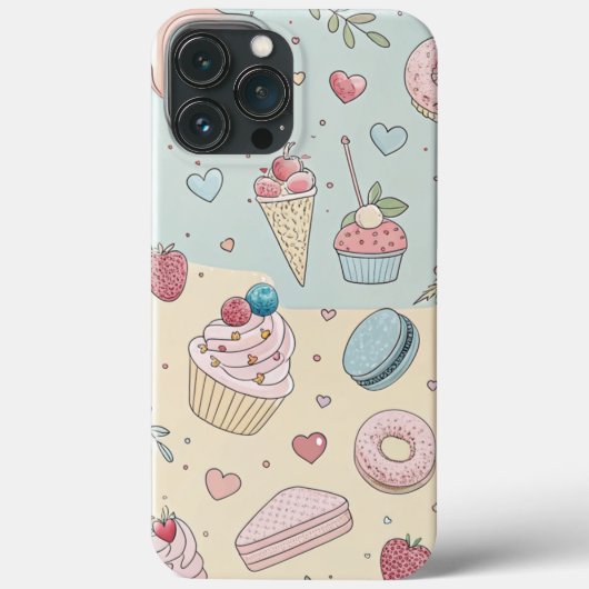 Barely There – Sweet Cakes voor design Case-Mate iPhone Case (Achterkant)