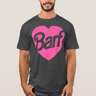 Barf Heart Funny Girls Womens Sarcastic T-shirt