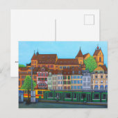 Barfüsserplatz Rendez-vous Briefkaart by Lisa Lore (Voorkant / Achterkant)
