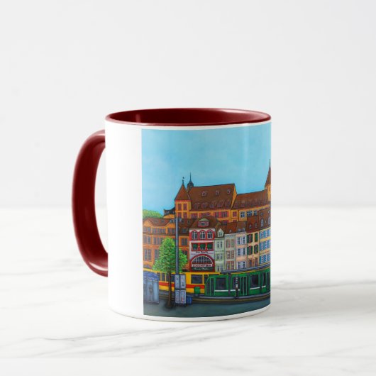 Barfüsserplatz Rendez-vous Mok door Lisa Lorenz (Voorkant links)