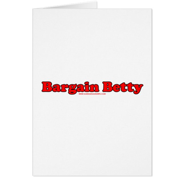 Bargain Betty (Voorkant)