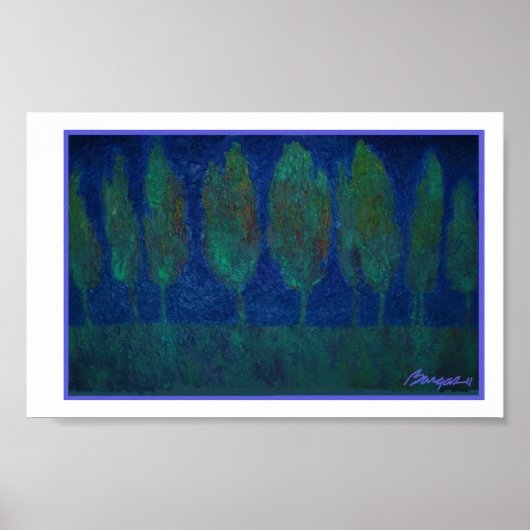 BargasArtworks Liz's Trees Print (Voorkant)