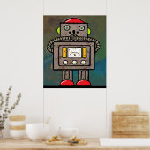 BargasKunstwerken met hoge robotarruk Poster (Keuken)