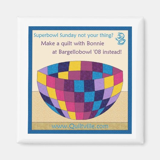 Bargello Bowl Magnet Magneet (Voorkant)