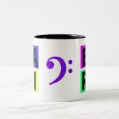 Bari Café Mug avec Bass Clef (Centre)