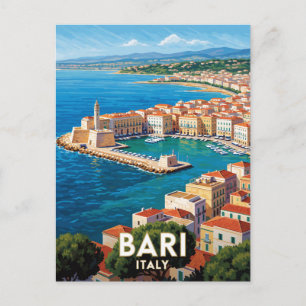 Bari Italië Adriatische Reis Scene 🌊 Briefkaart
