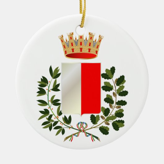 Bari* Italië kerstversiering Keramisch Ornament (Voorkant)