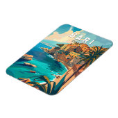 Bari Italië Reizen Kunst Vintage Magneet (Linkerzijde)