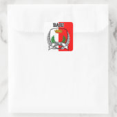 Bari Vierkante Sticker (Tas)