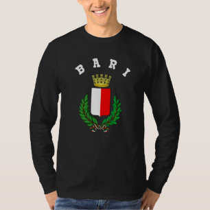 Bari wapenschild souvenirvlag t-shirt