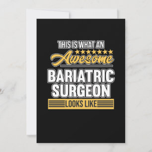 Bariatric Surgeon Surgery Medical Doctor Neurology Bedankkaart