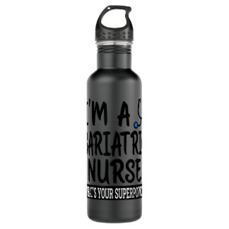 Bariatrische verpleegkundige Funny Nursing School  Waterfles