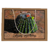 Baril Cactus Grand sac cadeau (Dos)