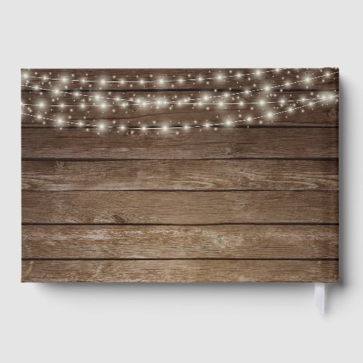 Baril de bois rustique avec fleurs roses livre d'o (Verso)