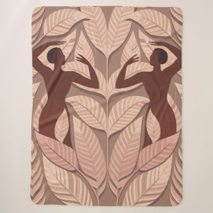 Baris Danser Silhouet Sherpa Deken