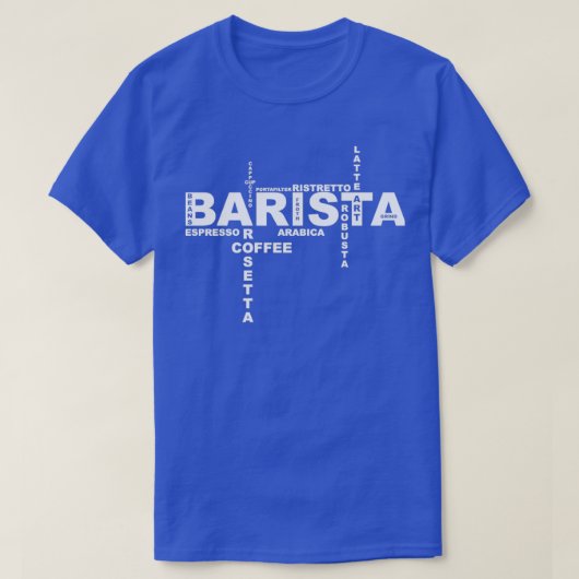 Barista 7 t-shirt (Design voorkant)