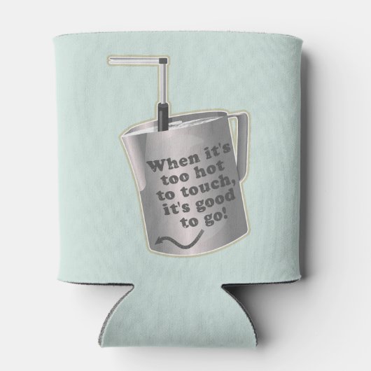 Barista cafe melk verwarmende kruik blikjeskoeler (Achterkant)