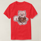Barista Cat 1 T-shirt (Design voorkant)