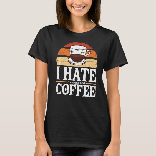 Barista Coffee Drinker T-shirt (Voorkant)