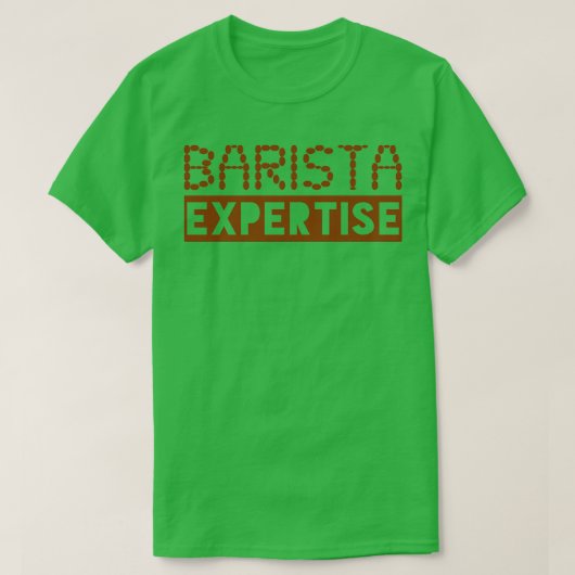 Barista expertise t-shirt (Design voorkant)