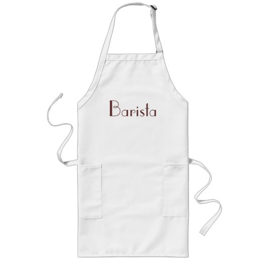 Barista Long Apron Lang Schort (Voorkant)