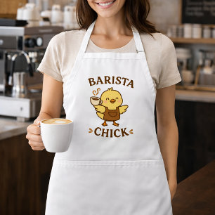 Barista Meisje – Leuk Cadeau voor Koffieliefhebber Standaard Schort