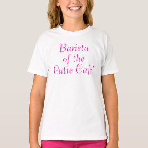 Barista van het Cutie Cafe' Quote T-shirt