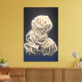 Barite kristallen met gips, Norman, Oklahoma, Vere Canvas Afdruk (Insitu (Woonkamer))