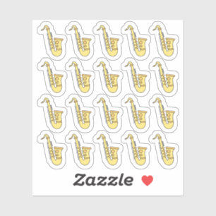 Bariton Saxofoon Jazz Muzikant Bujo Planner Sticker
