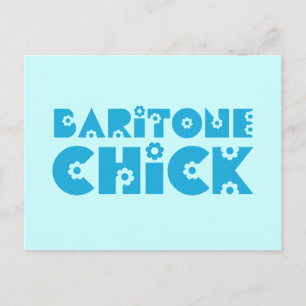 Baritone Chick Briefkaart
