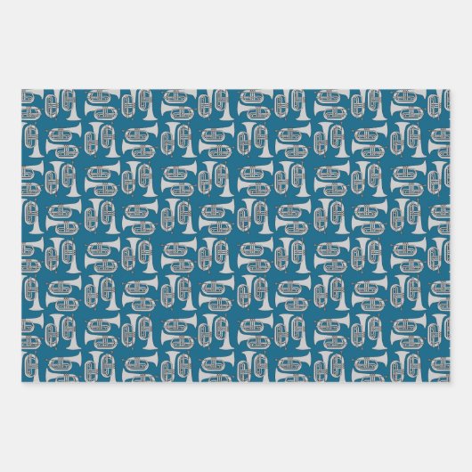 Baritone Crosshatch Inpakpapier Vel (Voorkant)